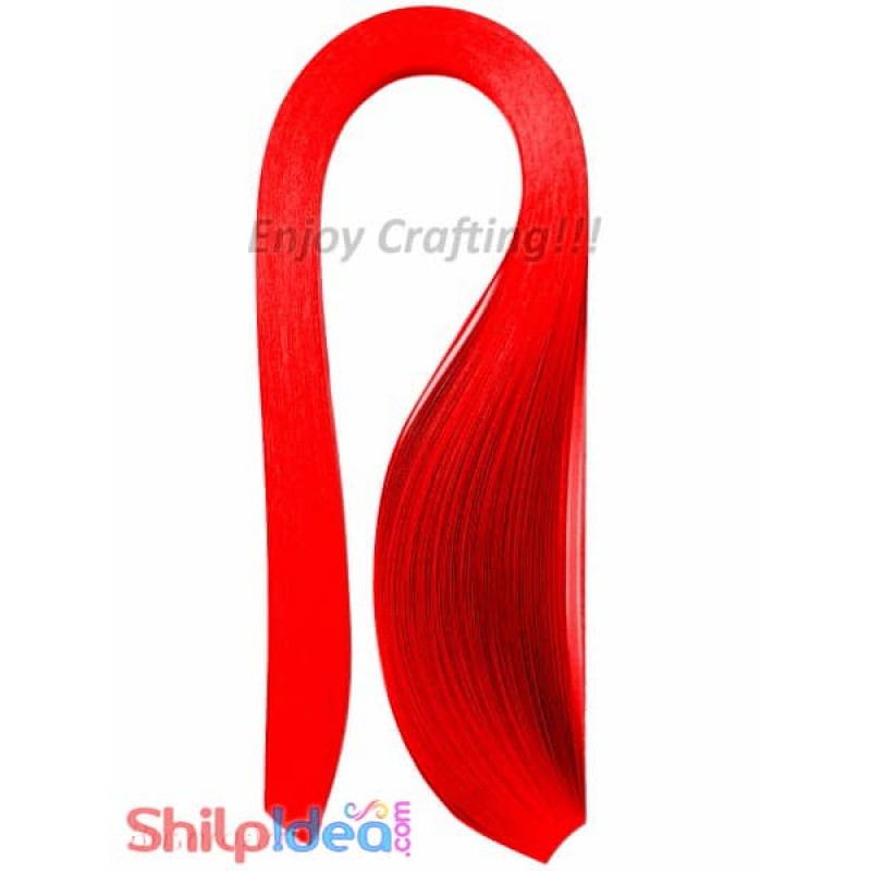 Quilling Paper Strips - Red - 3mm